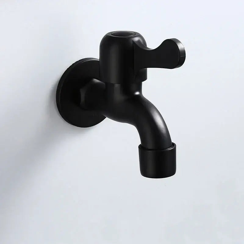 Antique black brass bibcock tap garden wall mount faucet