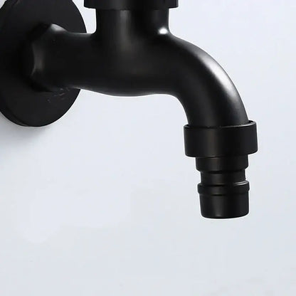 Antique black brass bibcock tap garden wall mount faucet