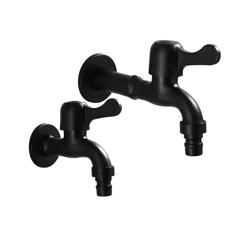 Antique black brass bibcock tap garden wall mount faucet