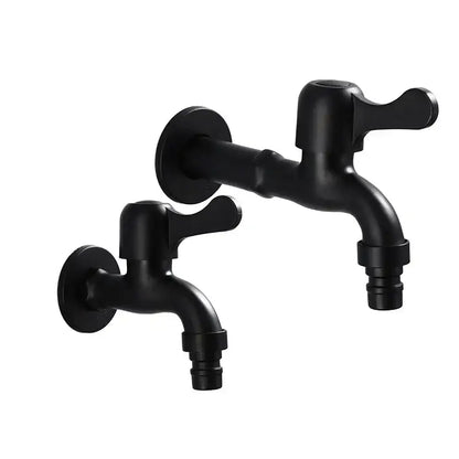 Antique black brass bibcock tap garden wall mount faucet