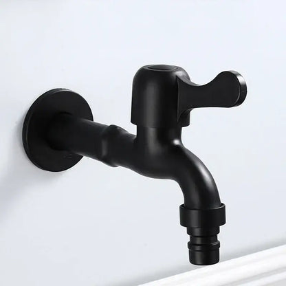 Antique black brass bibcock tap garden wall mount faucet