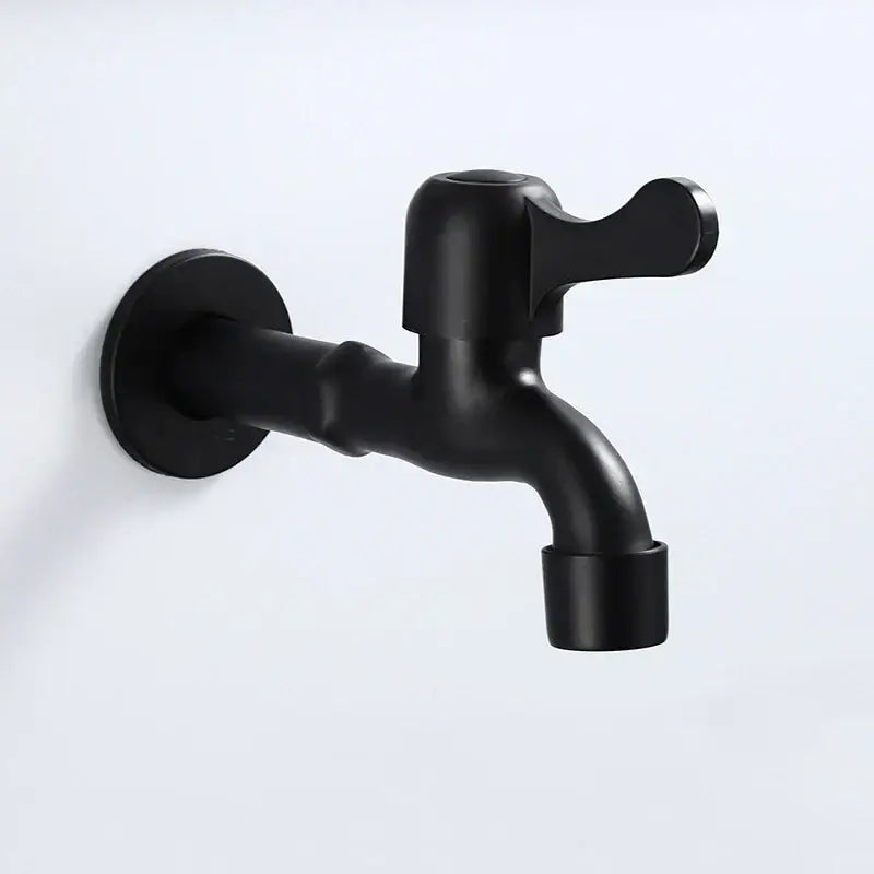 Antique black brass bibcock tap garden wall mount faucet