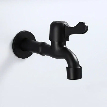Antique black brass bibcock tap garden wall mount faucet