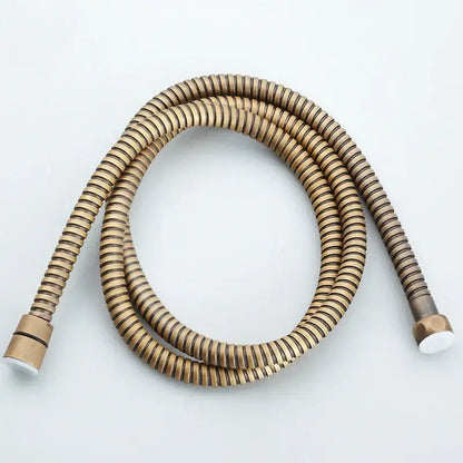 Antique brass flexible metal hand shower hose for bathroom 150cm