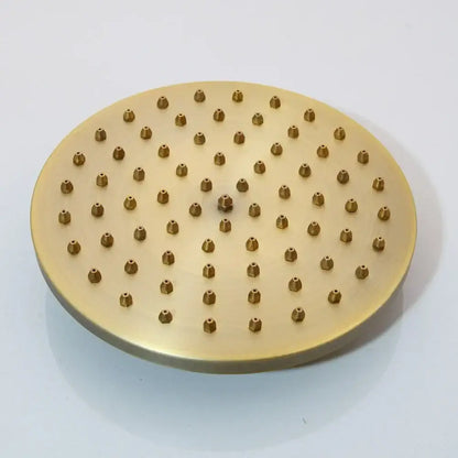 Vintage antique brass shower set with handheld spray bathroom faucet