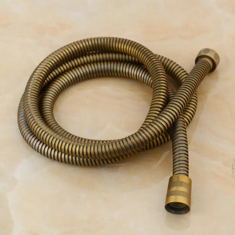 Antique brass bidet faucet with hand shower – bathroom spray set