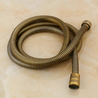 Antique brass bidet faucet with hand shower – bathroom spray set