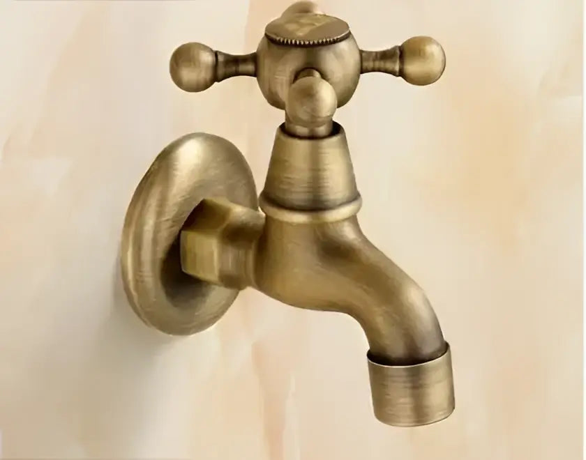Antique brass dragon outdoor washing machine faucet garden tap