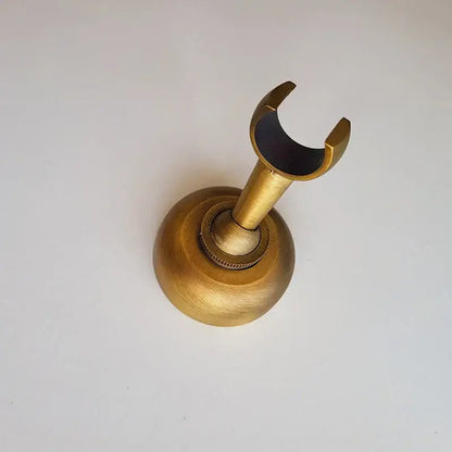 Antique brass hand shower holder hook pedestal – bathroom wall mount