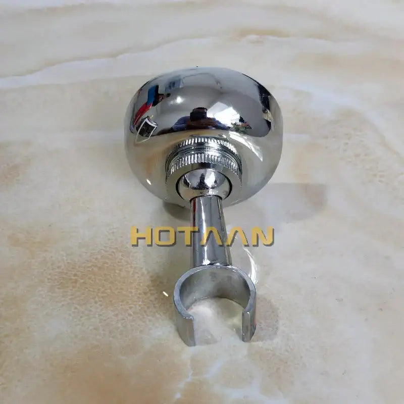 Antique brass hand shower holder hook pedestal – bathroom wall mount