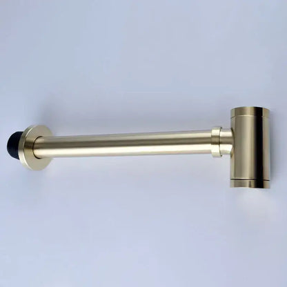 Modern antique brass bathroom sink drain kit with white seals