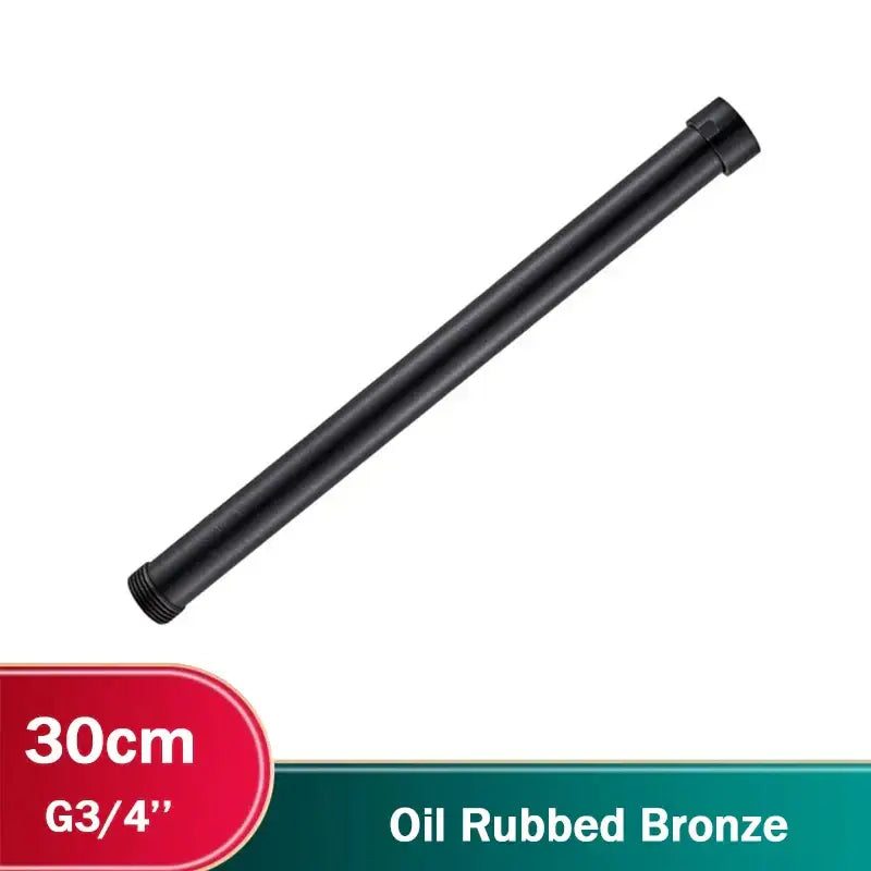 Industrial antique brass shower faucet extension tube bathroom accessory