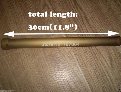 Antique brass pipe extension tube – bathroom shower heighten bar