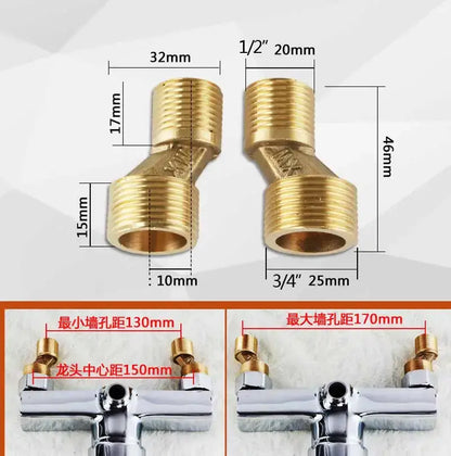 Antique brass shower set with handheld sprayer – bathroom kit