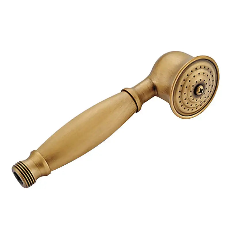Antique brass shower set with handheld sprayer – bathroom kit