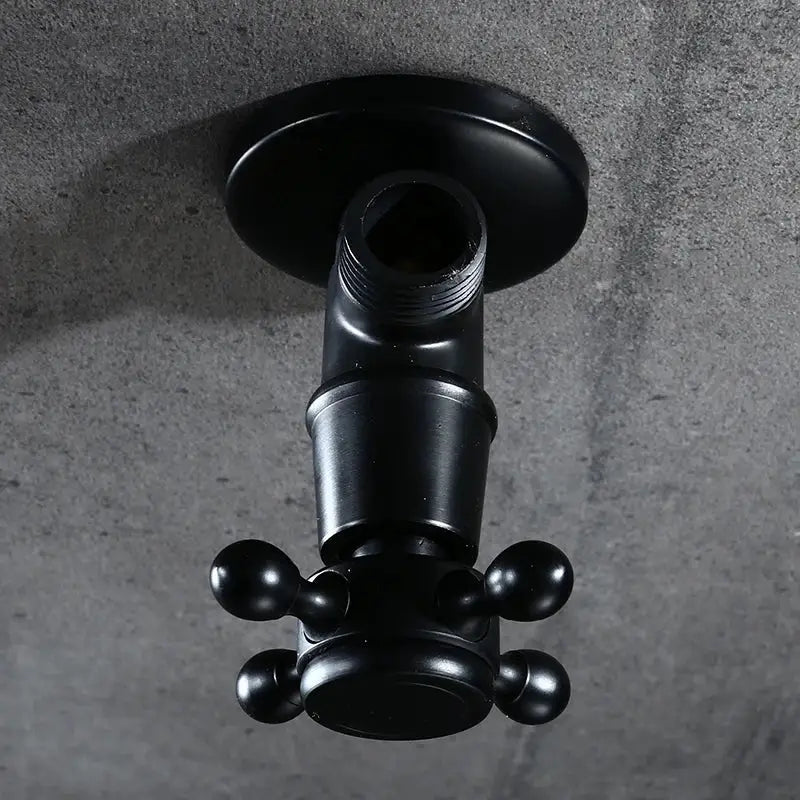 Antique brass triangle valve matte black toilet faucet bathroom part