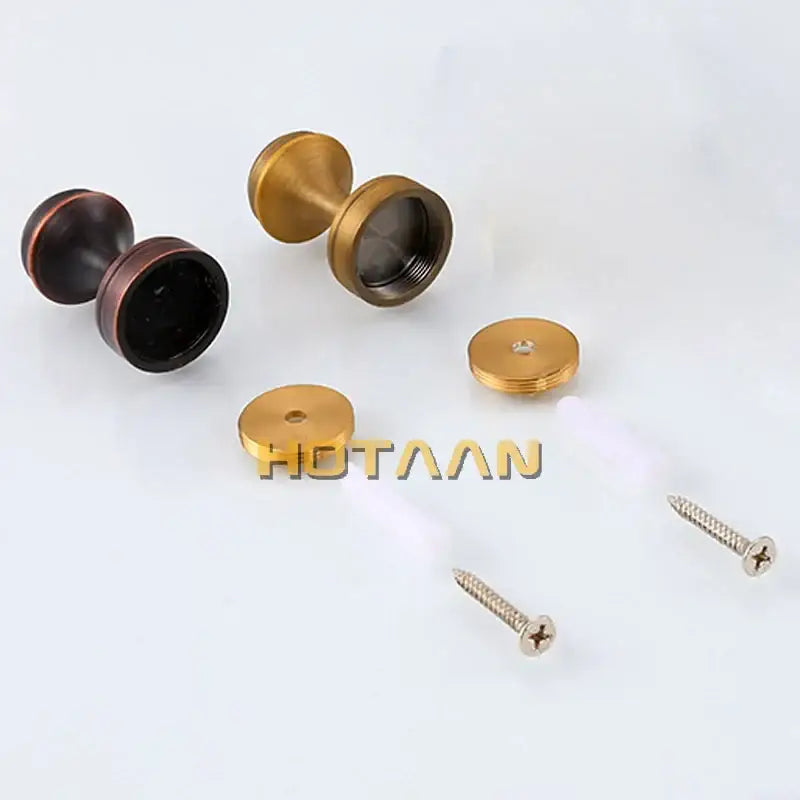 Vintage antique brass wall clothes rack hook for bathroom robe hanger