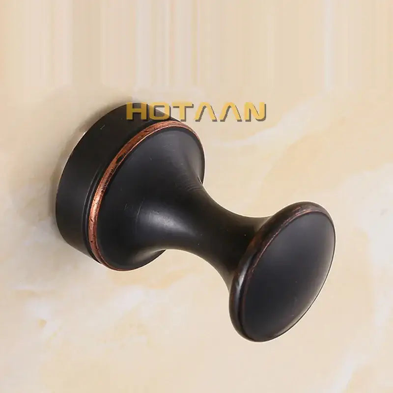 Vintage antique brass wall clothes rack hook for bathroom robe hanger