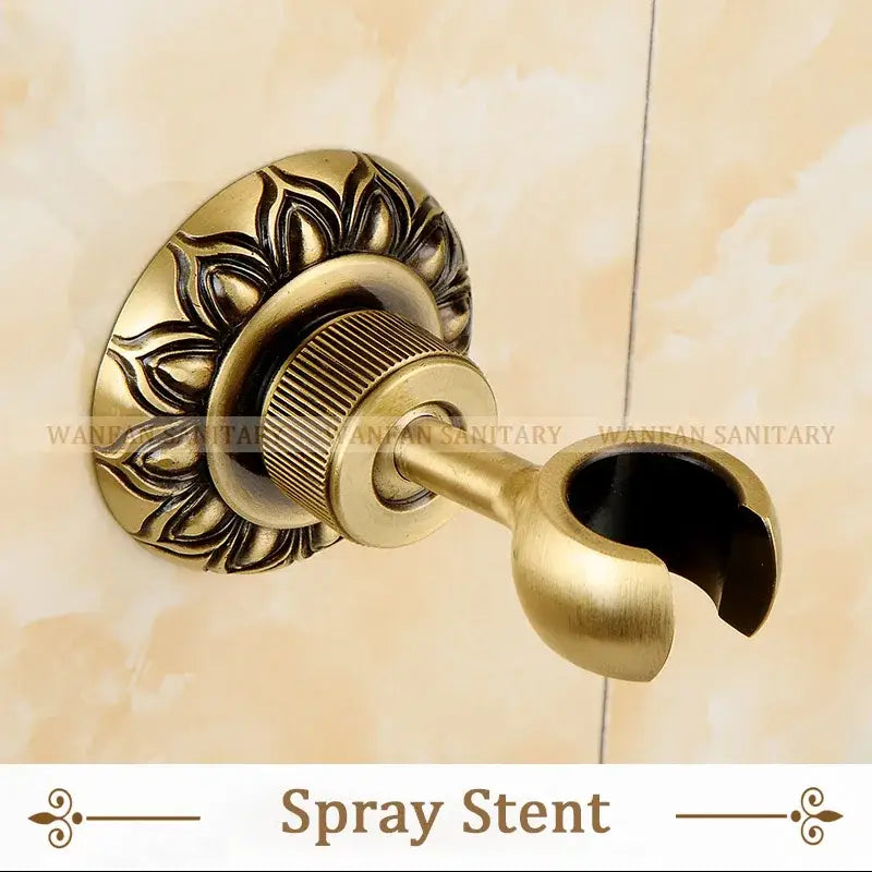 Antique dragon brass wall mount bidet faucet bathroom shower spray