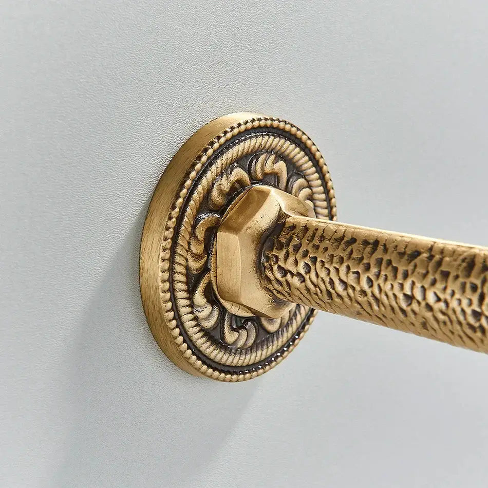 Antique brass dragon wall mounted faucet garden engraved tap