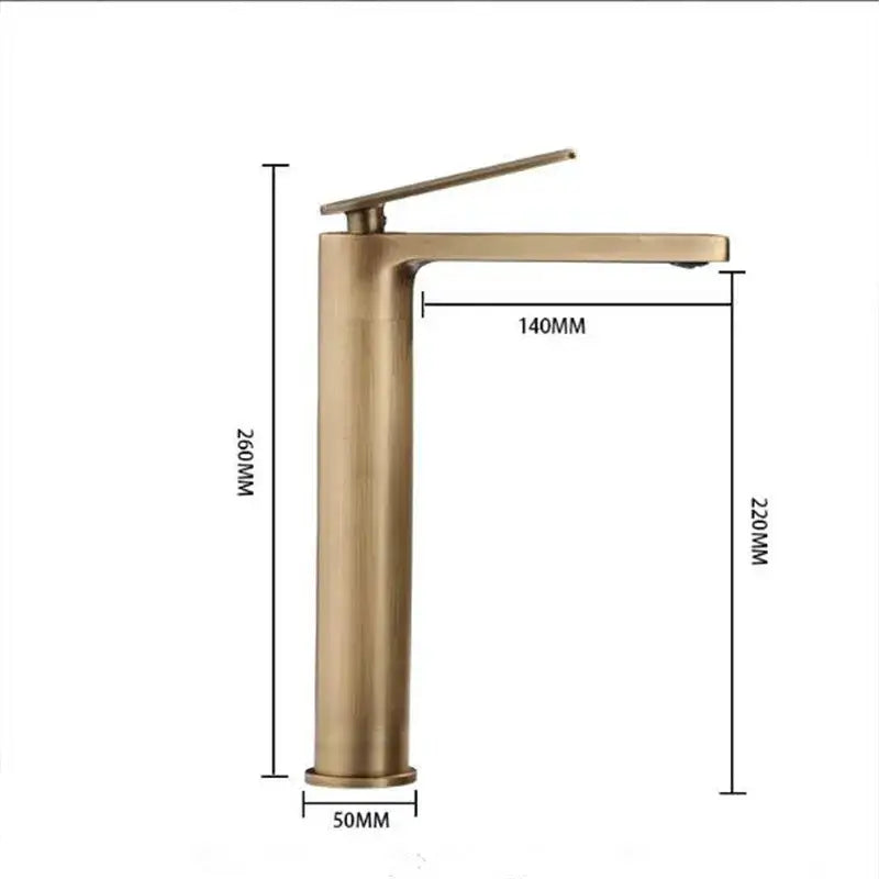 Modern antique bronze basin faucet waterfall bathroom sink mixer tap