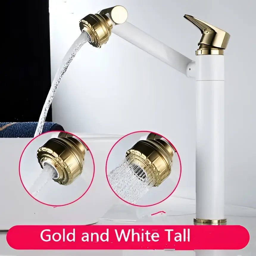 Modern antique bronze bathroom sink faucet with textured knob