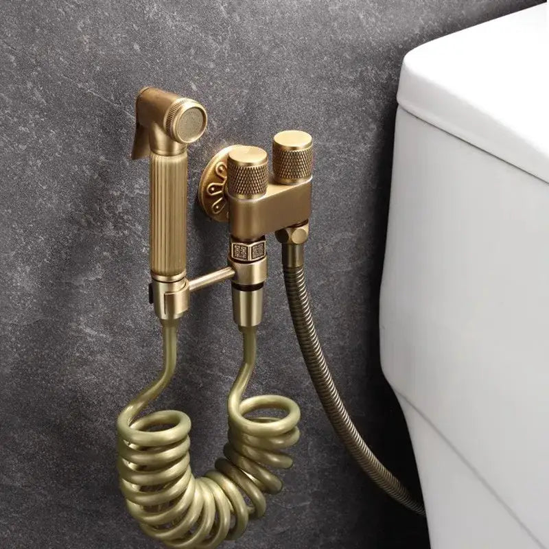 Antique bronze bidet sprayer set bathroom high pressure gun