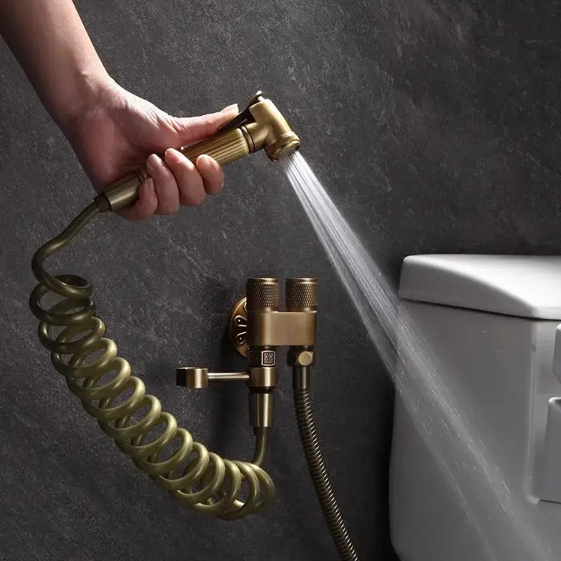 Antique bronze bidet sprayer set bathroom high pressure gun