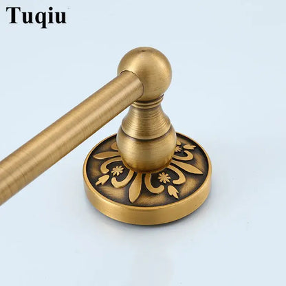 Antique bronze floral bathroom accessories set – bathroom hardware