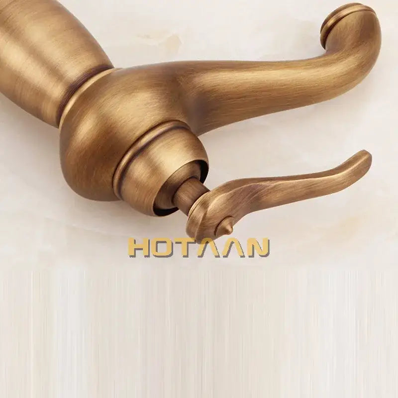 Antique bronze tall basin faucet bathroom luxury solid copper mixer