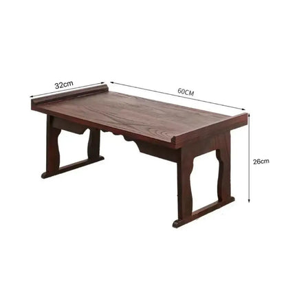 Antique chinese style solid wood tea table for living room