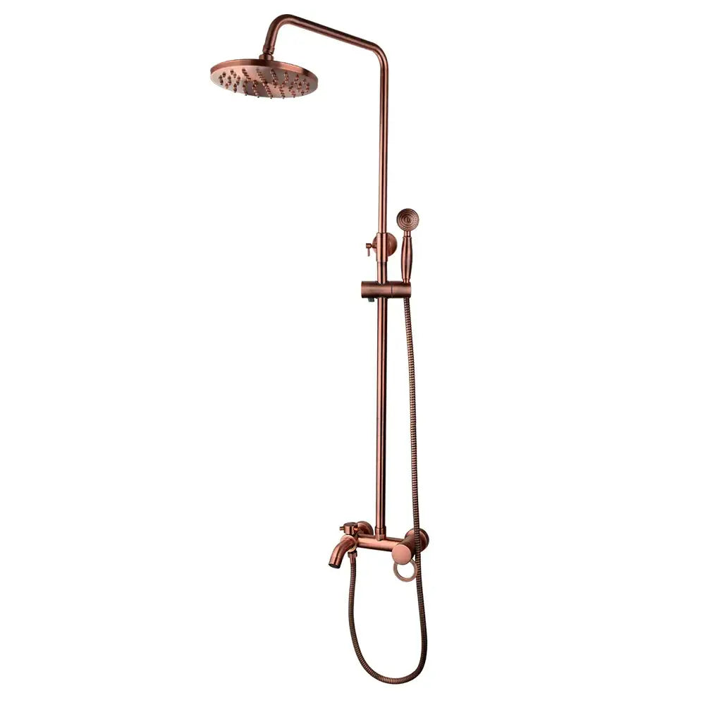 Modern rose gold antique copper shower set with hand shower bathroom