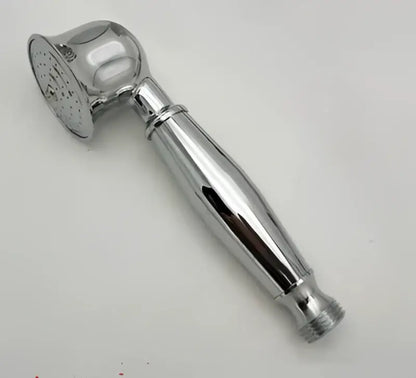 Antique brass & black handheld shower head bathroom set