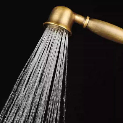 Antique brass handheld shower head holder – bathroom bidet stand