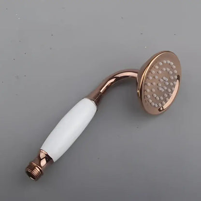 Antique brass handheld shower head holder – bathroom bidet stand