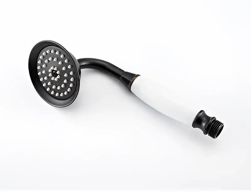 Antique brass handheld shower head holder – bathroom bidet stand