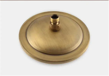 Antique brass & matte black antique handheld shower head bathroom set