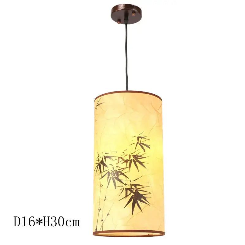 Antique wood pendant lights traditional chinese lantern dining room