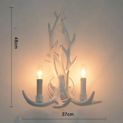antler pendant chandelier golden 6 light living room lamp