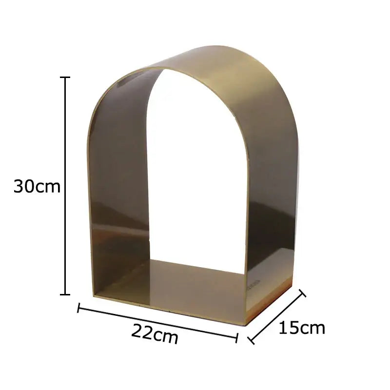 Modern black and white arched geometry desk decoration bedroom sculpture