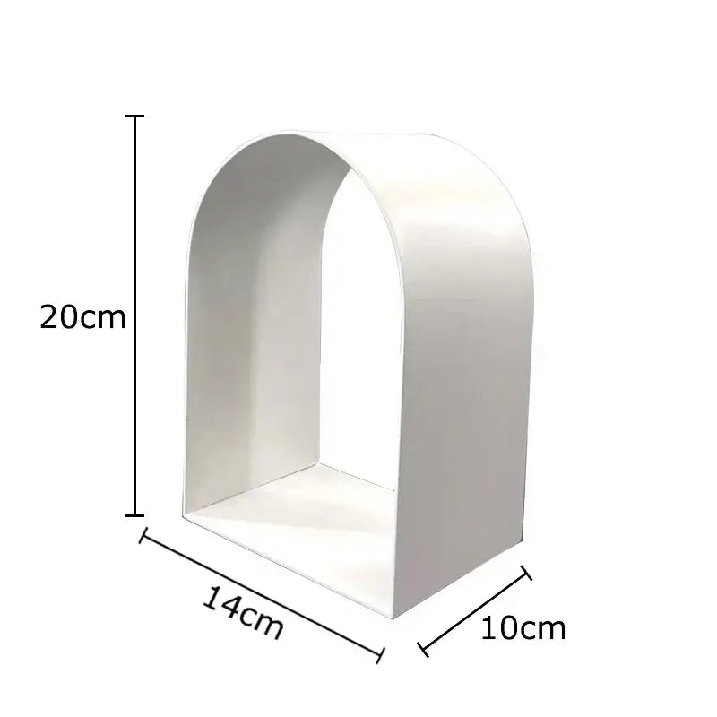 Modern black and white arched geometry desk decoration bedroom sculpture