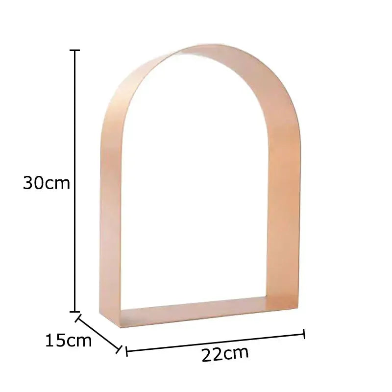 Modern black and white arched geometry desk decoration bedroom sculpture