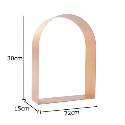 Modern black and white arched geometry desk decoration bedroom sculpture