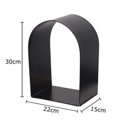 Modern black and white arched geometry desk decoration bedroom sculpture