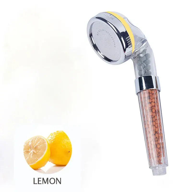 Clear chrome aroma shower head bathroom vitamin filtration vitamin scent