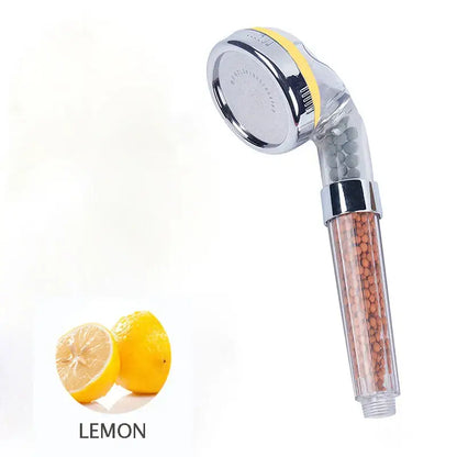 Clear chrome aroma shower head bathroom vitamin filtration vitamin scent