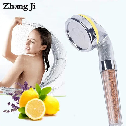 Clear chrome aroma shower head bathroom vitamin filtration vitamin scent