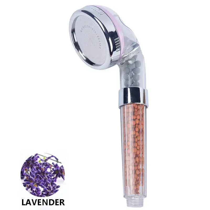 Clear chrome aroma shower head bathroom vitamin filtration vitamin scent