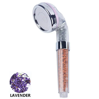 Clear chrome aroma shower head bathroom vitamin filtration vitamin scent