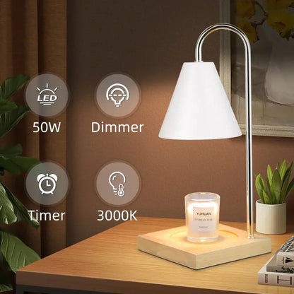 Modern blue & black aromatherapy melting lamp bedroom decor